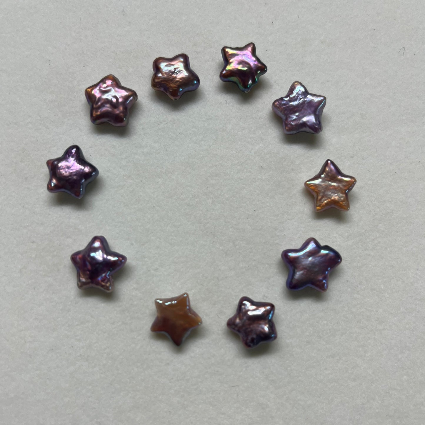 New STAR☆ Shape (irregular shapes, one oyster—3-6pcs stars)