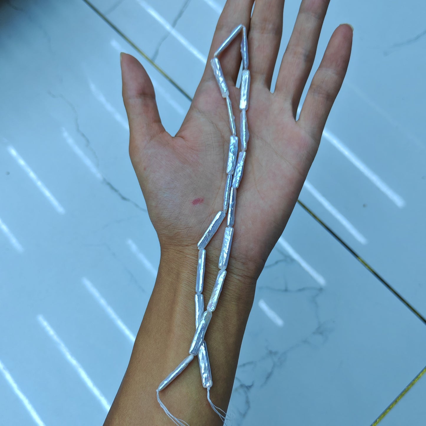 gold bar necklace for Nancy