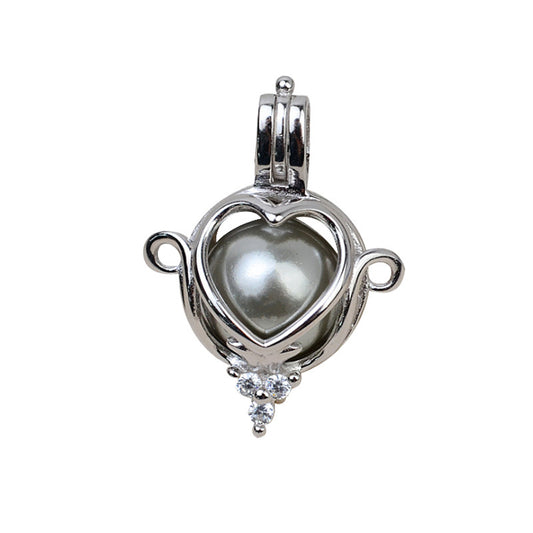 S925 sterling silver cage(C11)