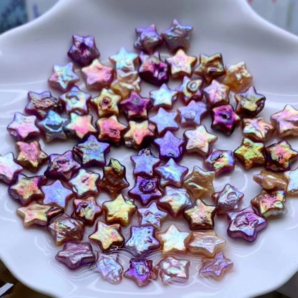 New STAR☆ Shape (irregular shapes, one oyster—3-6pcs stars)