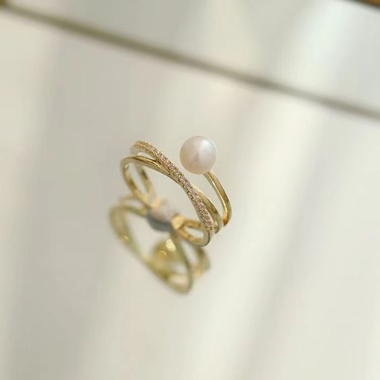 Bague perle R43