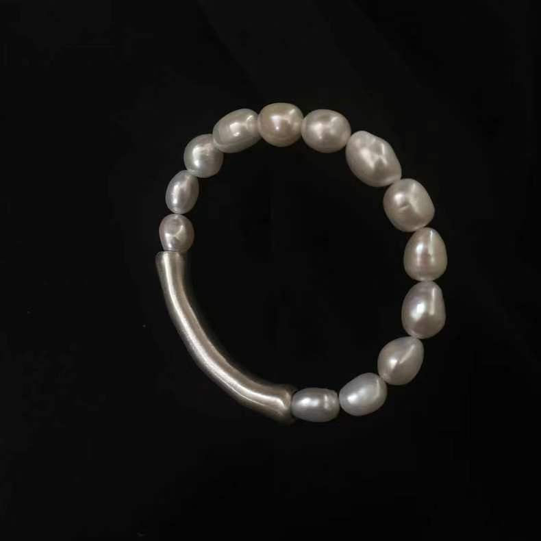 Sterling silver s925  pearl bracelet USD99 (B19)