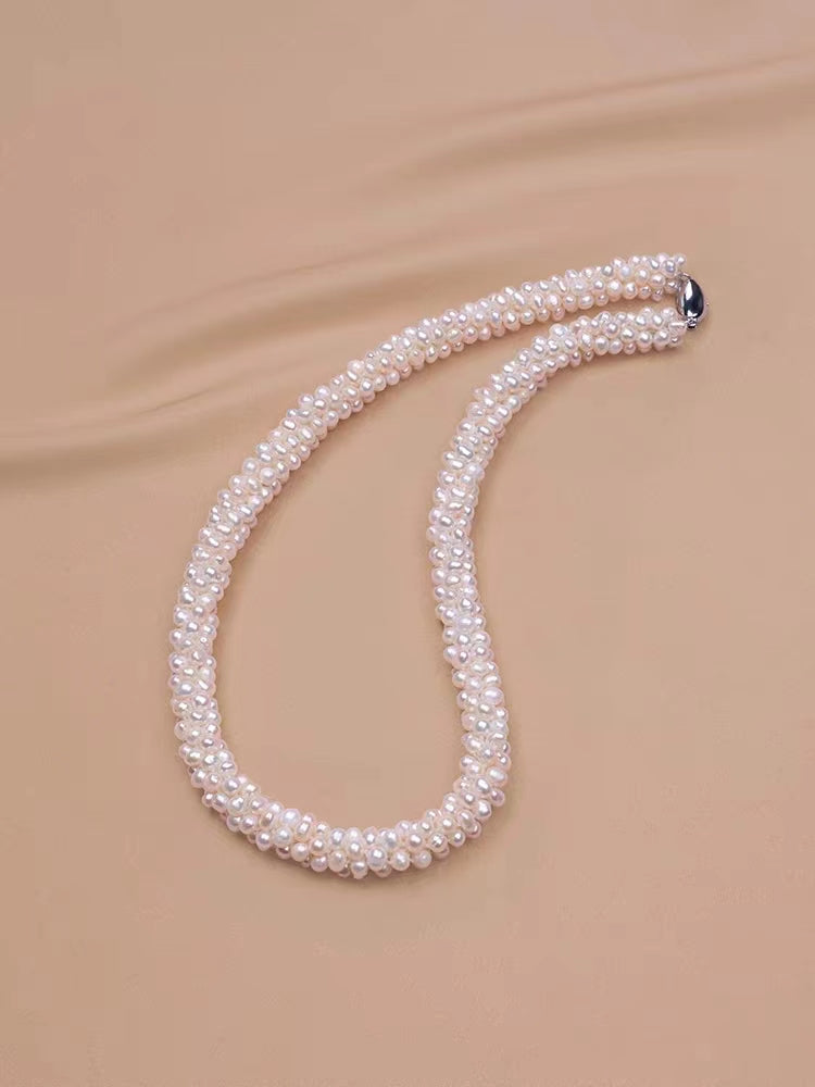 Sterling silver s925 pearl set USD388