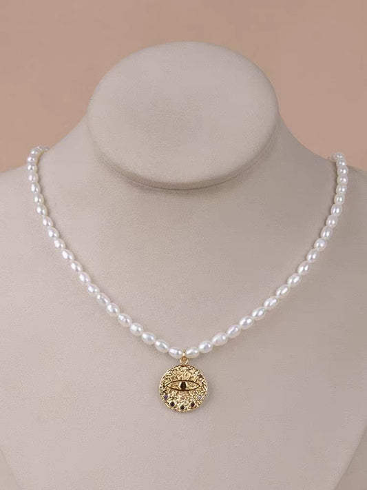 Pearl necklace USD106 (N30)