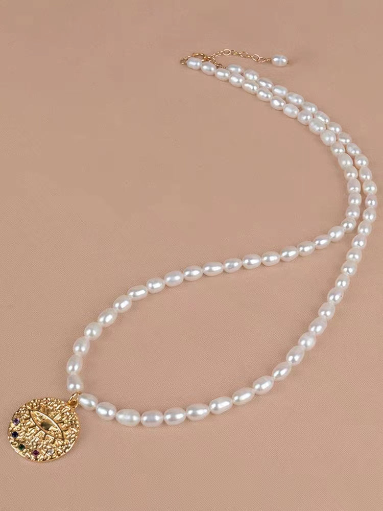 Pearl necklace USD106 (N30)