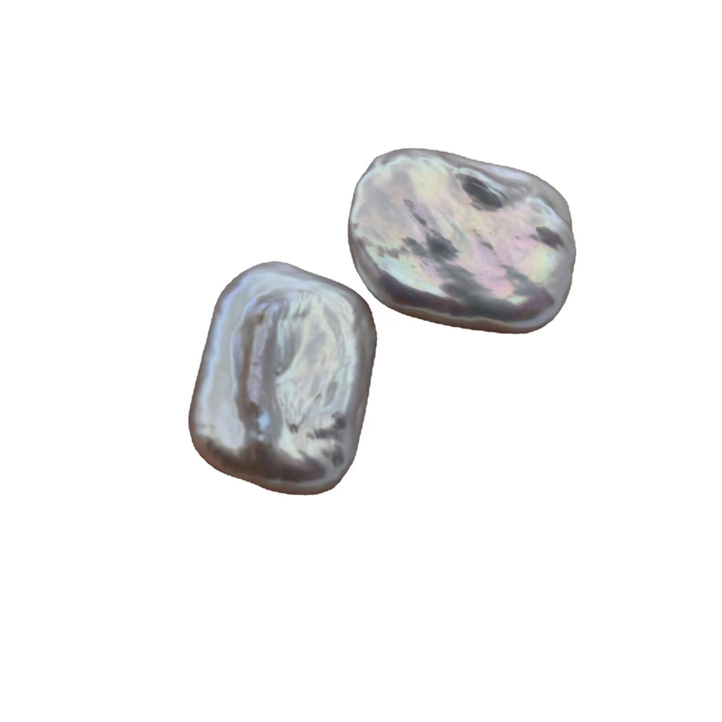 【Live】Baroque Pearls of  Rectangle□ (irregular shapes, one oyster—2-4pcs Rectangle