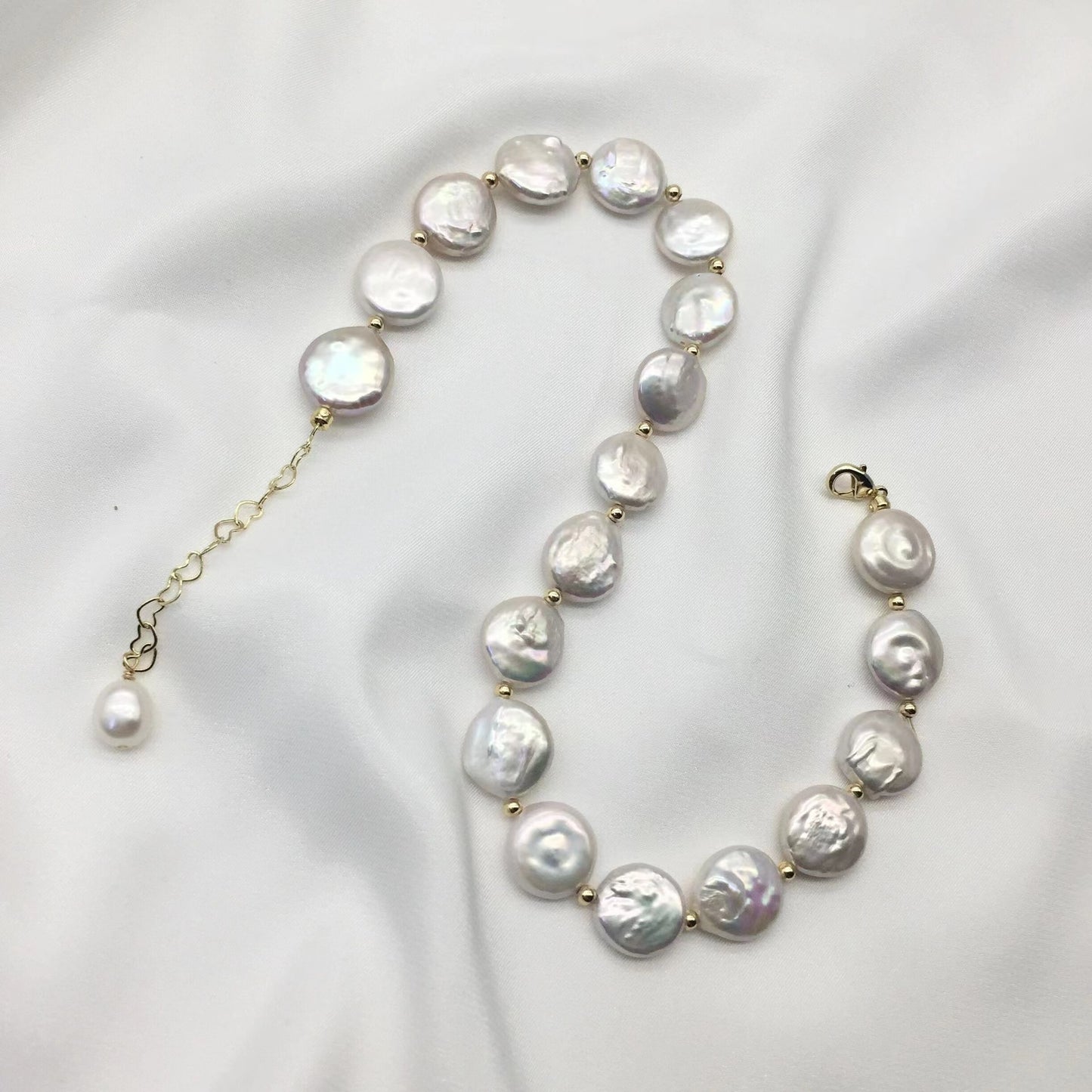 Button baroque pearl set USD271 (S4)