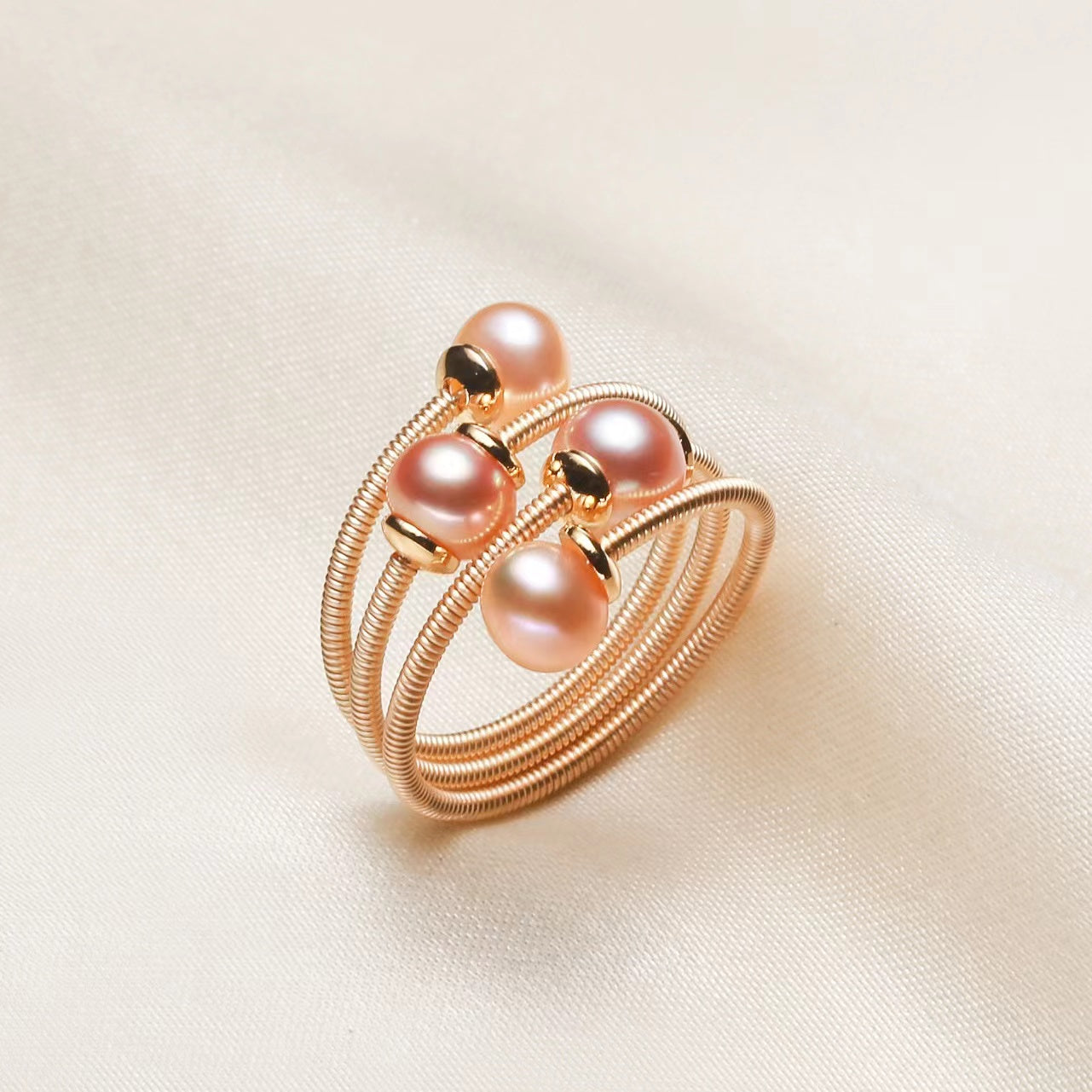 three layers pearl ring USD19 (R52)