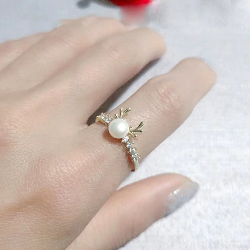 bague cerf R33