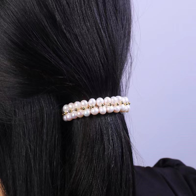 Fresh water pearl hair pin ( H14 )