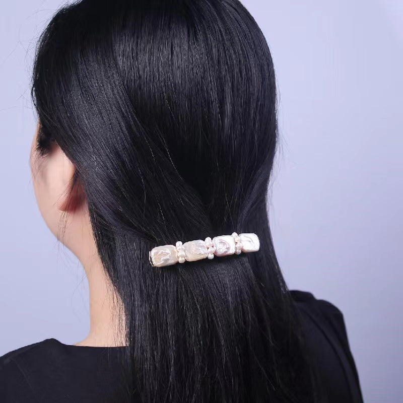 Fresh water pearl hair pin (H11 )