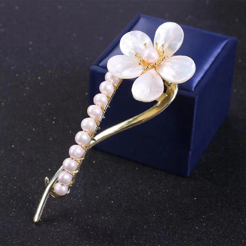 Fresh water pearl hair pin ( H10)