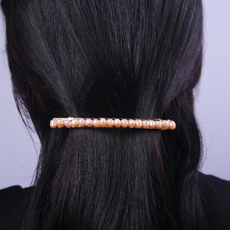 Fresh water pearl hair pin ( H5 )