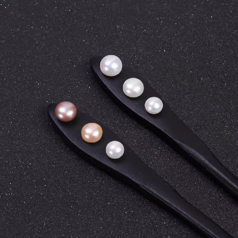 Fresh water pearl hair pin (H1)