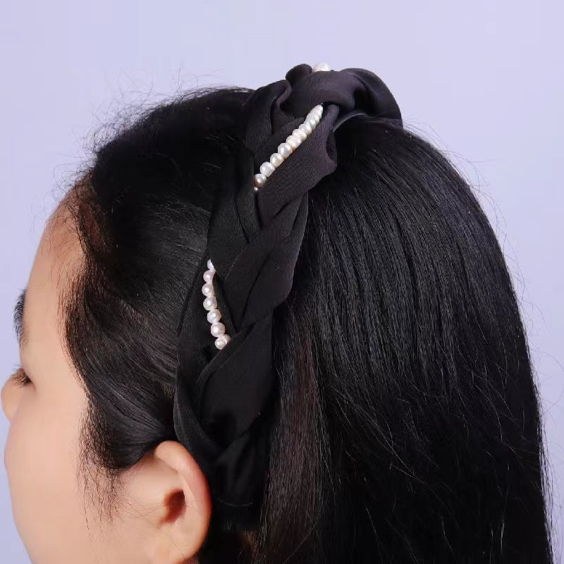 Fresh water pearl head band ( H12)