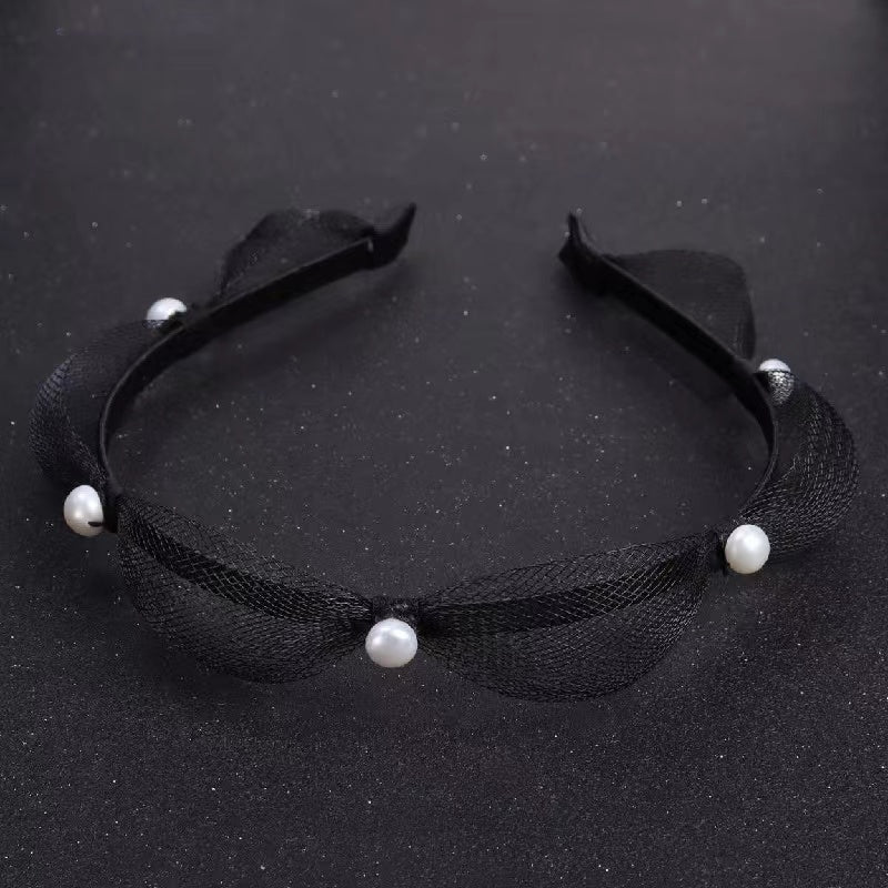 Fresh water pearl head band ( H11 )