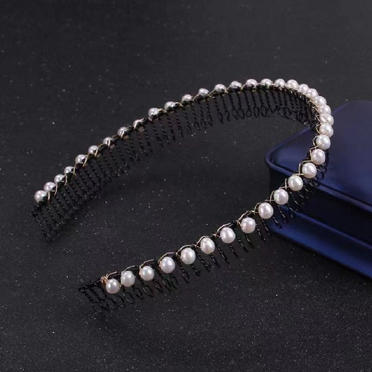 Fresh water pearl head band ( H7 )