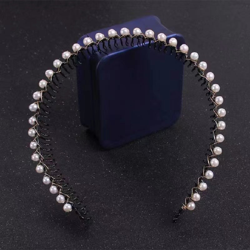 Fresh water pearl head band ( H7 )