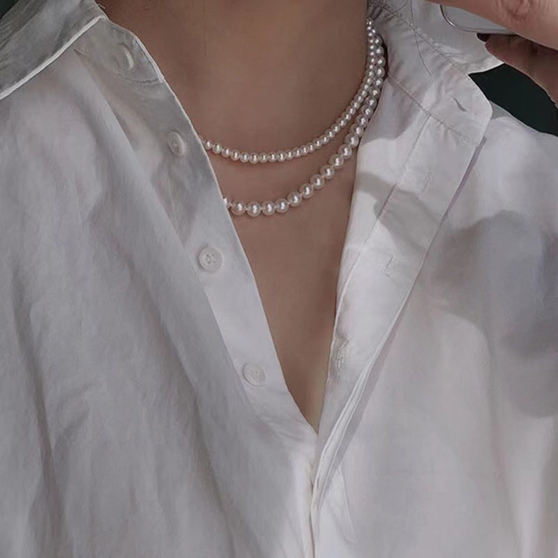 pearl necklace USD150 (N32)