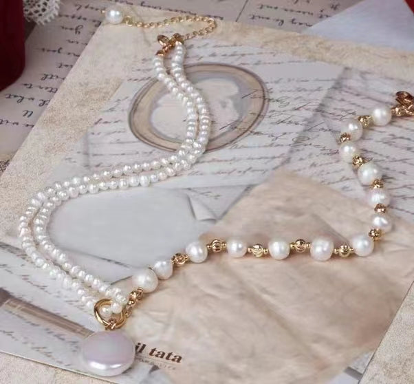 pearl necklace (70USD) N36