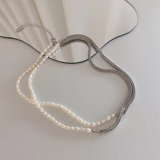 Pearl layered necklace (20USD) N35