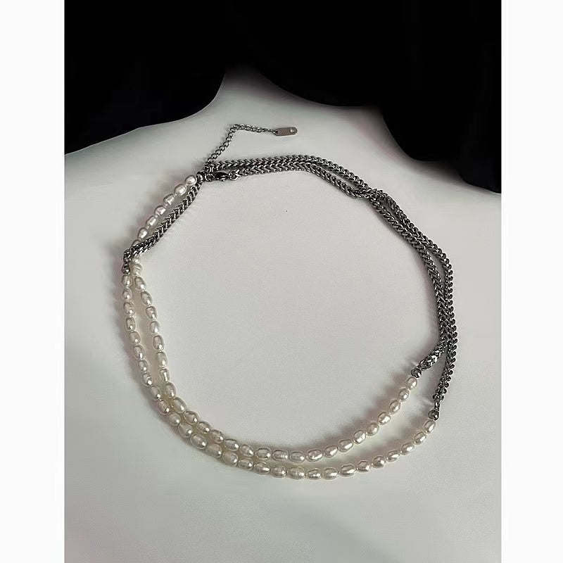 Pearl layered necklace (20USD) N35