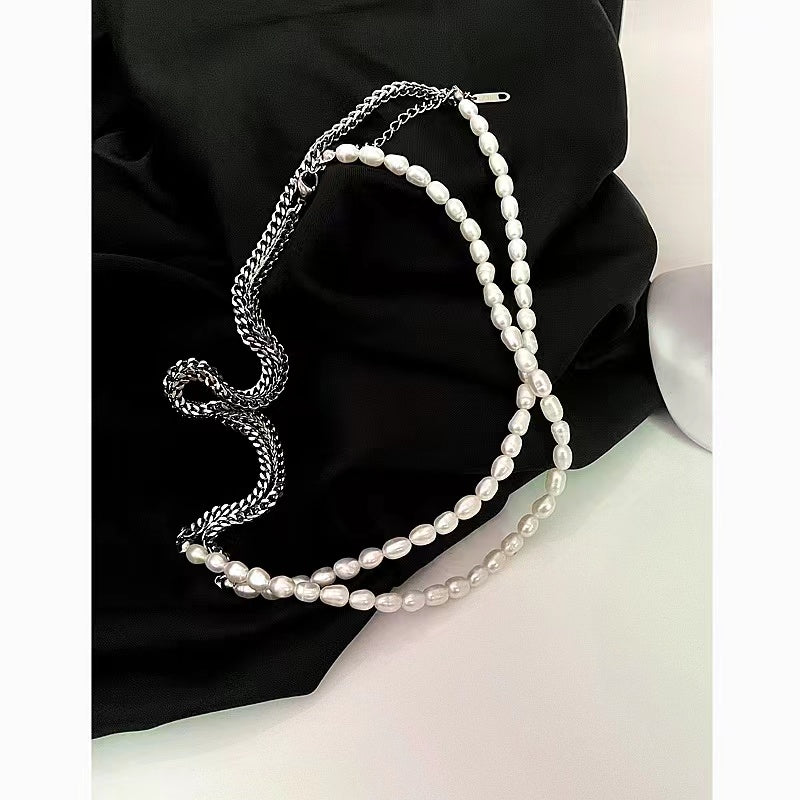 Pearl layered necklace (20USD) N35