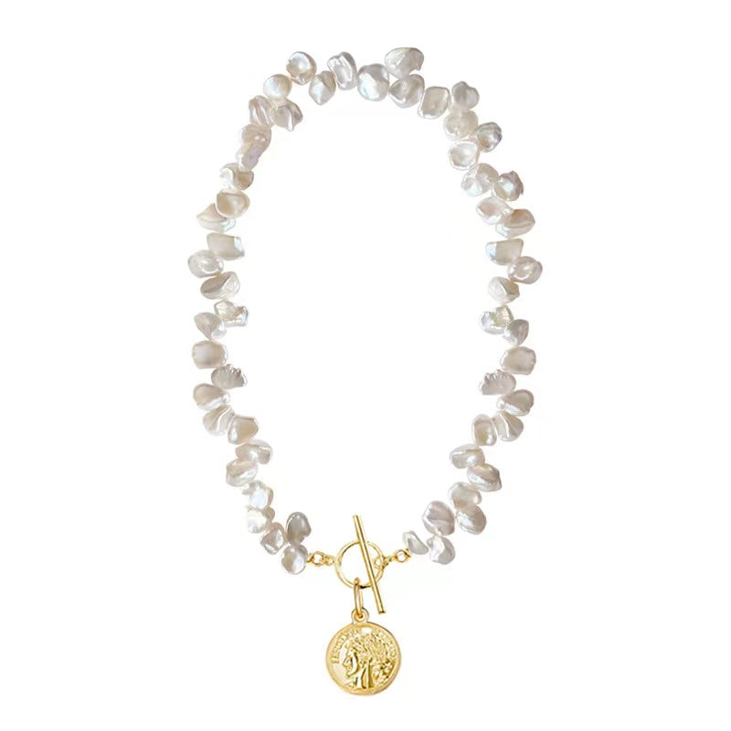 Petal Baroque Pearl necklace N38