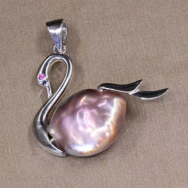 S925 sterling silver pendant setting (P12)