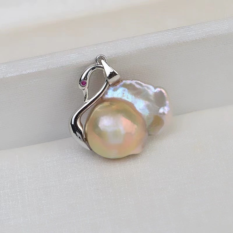 S925 sterling silver pendant setting (P11)