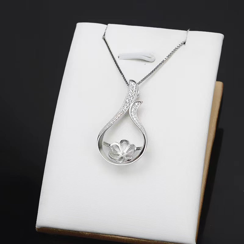 S925 sterling silver pendant setting (P1)