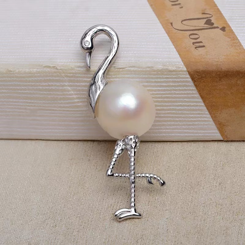 S925 sterling silver pendant setting (P17)