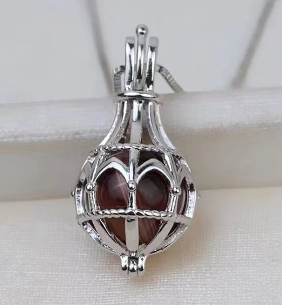 S925 sterling silver pendant setting (P18)