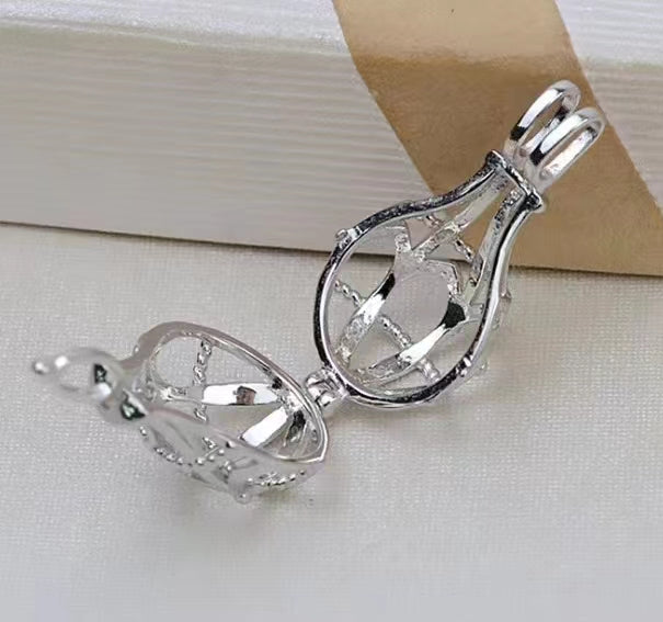 S925 sterling silver pendant setting (P18)