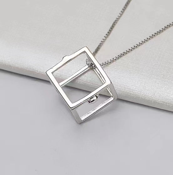 S925 sterling silver pendant setting (P20)