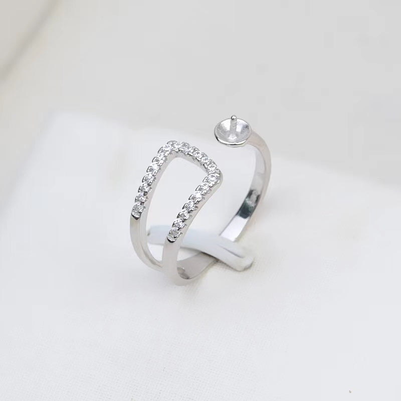 S925 sterling silver ring setting (R3)