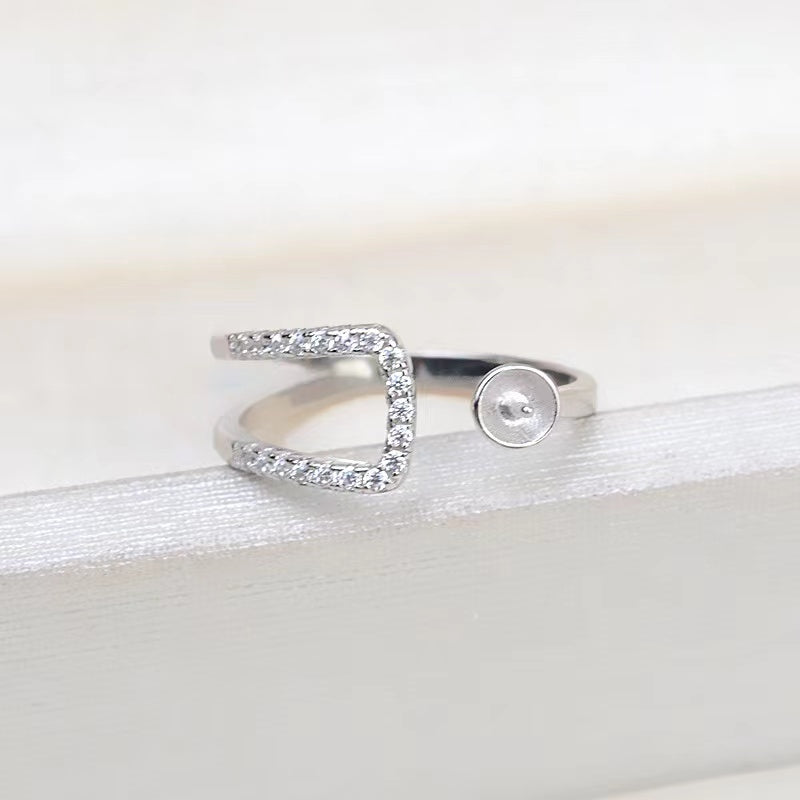 Monture de bague en argent sterling S925 (R3)