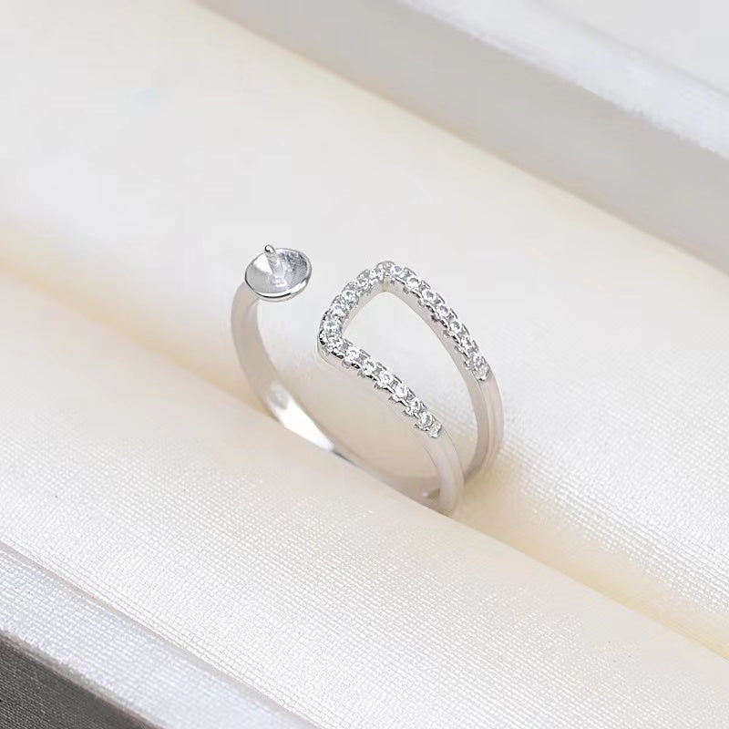 Monture de bague en argent sterling S925 (R3)