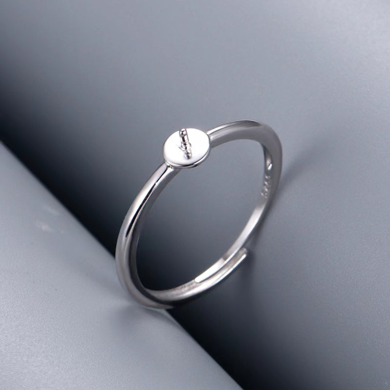 S925 sterling silver ring setting (R6)