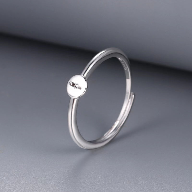 S925 sterling silver ring setting (R6)