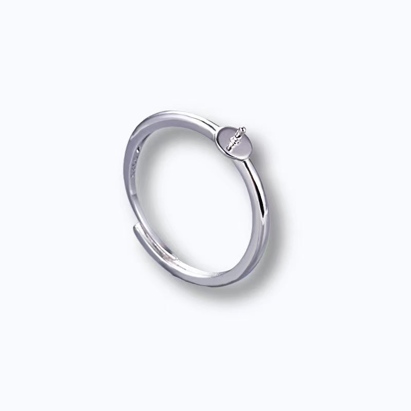 Monture de bague en argent sterling S925 (R6)