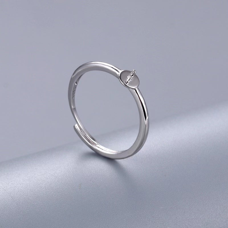 Monture de bague en argent sterling S925 (R6)