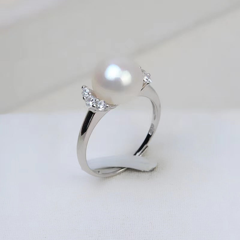 Monture de bague en argent sterling S925 (R11)