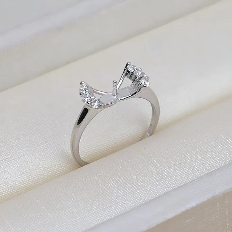 S925 sterling silver ring setting  (R11)