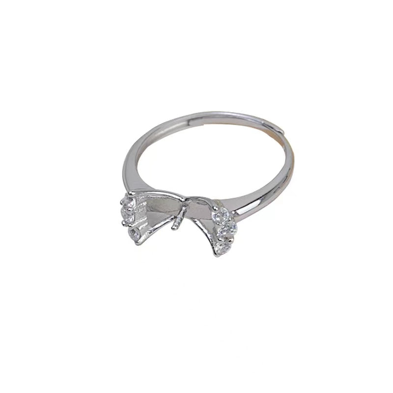 Monture de bague en argent sterling S925 (R11)