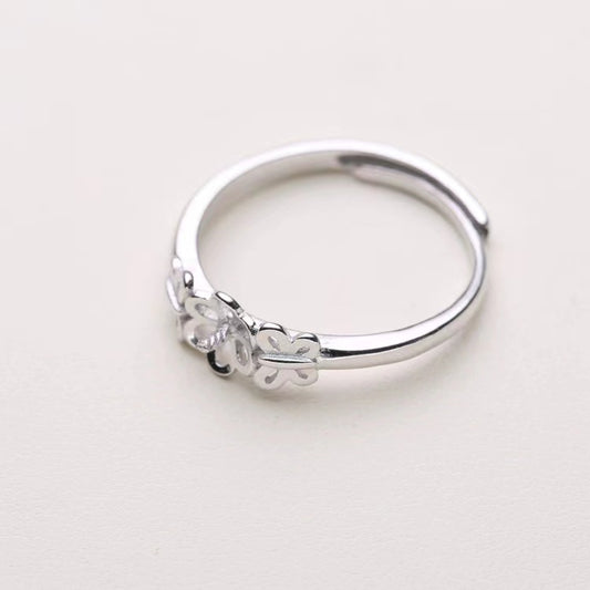 S925 sterling silver ring setting  (R14)