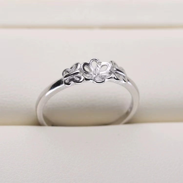 S925 sterling silver ring setting  (R14)