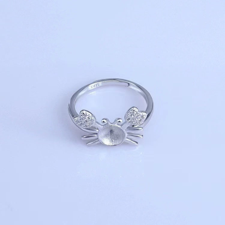 S925 sterling silver ring setting (R17)