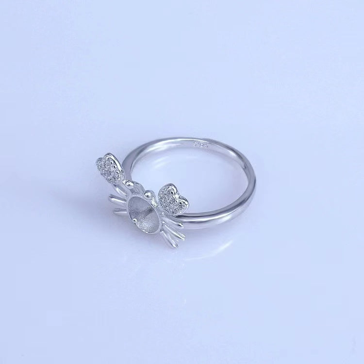 S925 sterling silver ring setting (R17)