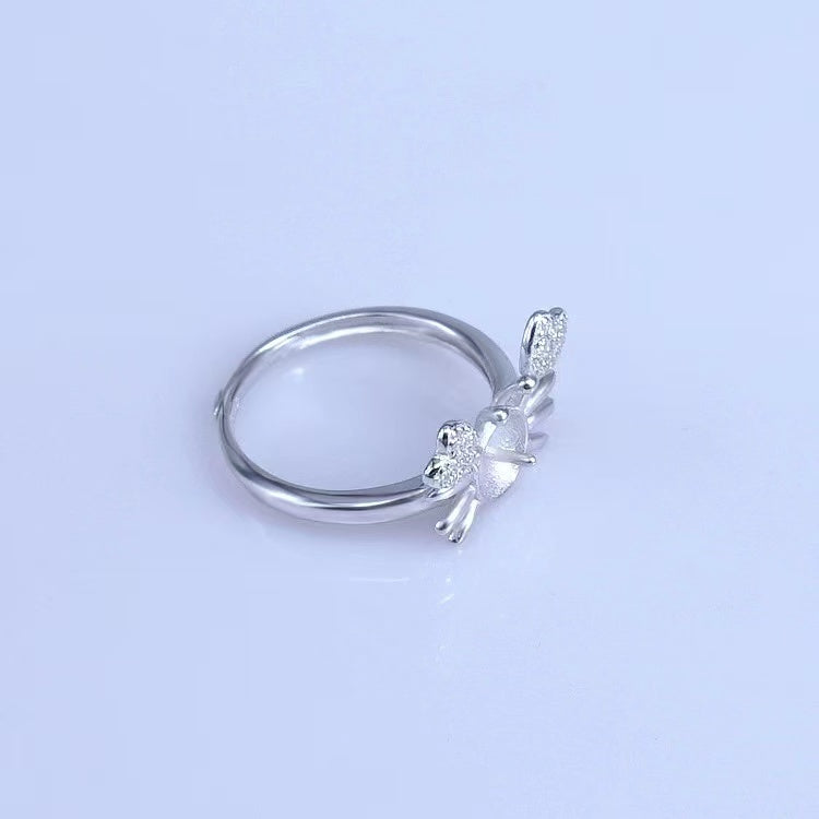 S925 sterling silver ring setting (R17)